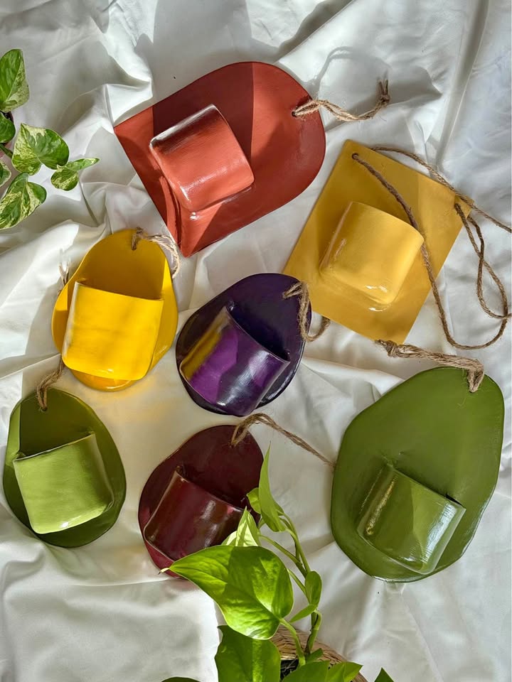 Handmade Wall Hanging Planters(made to order)