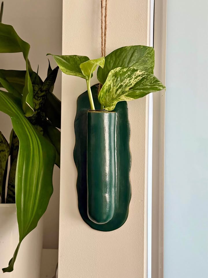 Handmade Wall planter/ Propagation Vase